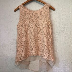Dolce Ragazza Silk & Lace Top (M)